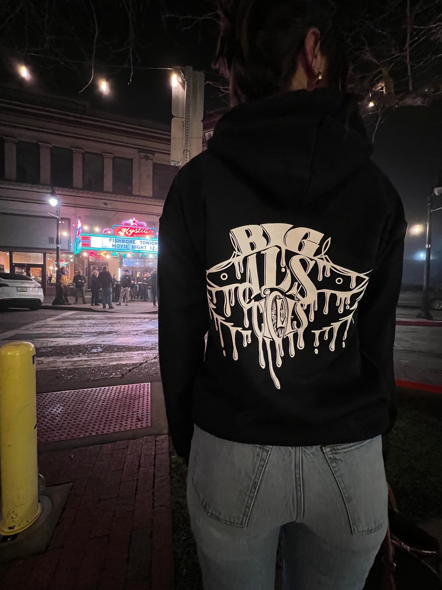 Drip logo hoodie